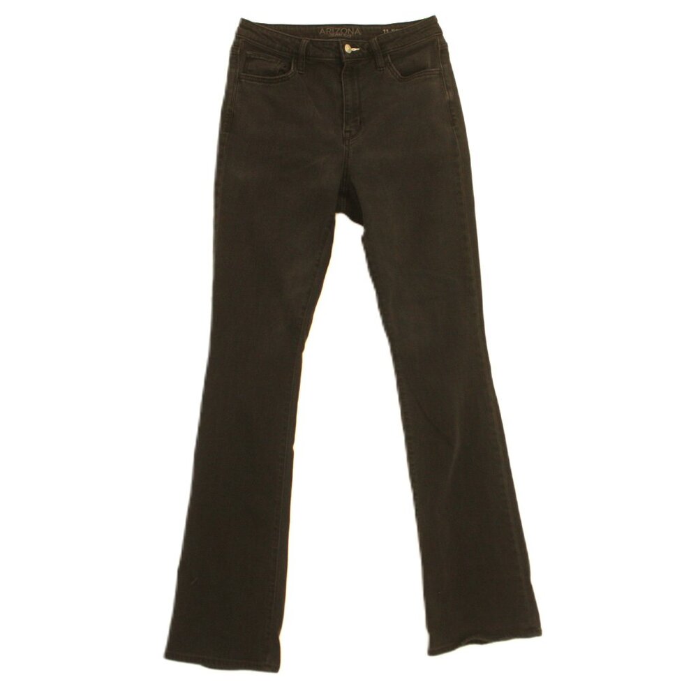 Arizona Jean Co Jeans Hi-Rise Bootcut Size 11 Faded Black